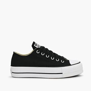 Converse Black and White Platform Sneakers